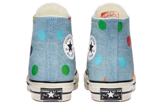 Кеды Converse Chuck Taylor All Star 70 Hi Golf Wang Denim Polka Dots 170011C