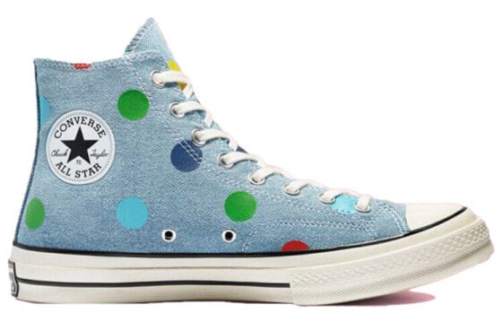 Кеды Converse Chuck Taylor All Star 70 Hi Golf Wang Denim Polka Dots 170011C