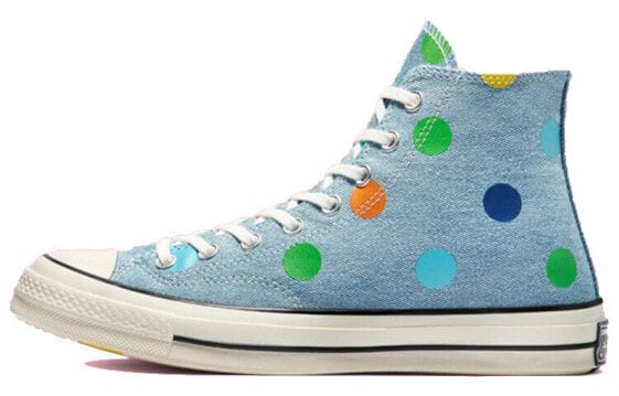 Кеды Converse Chuck Taylor All Star 70 Hi Golf Wang Denim Polka Dots 170011C