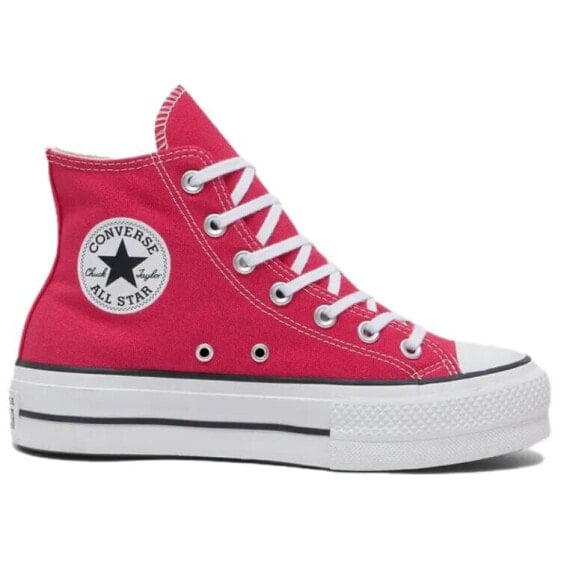 Кеды Converse All Star Lift Canvas Shoes Women's High-Top Pink A08288C