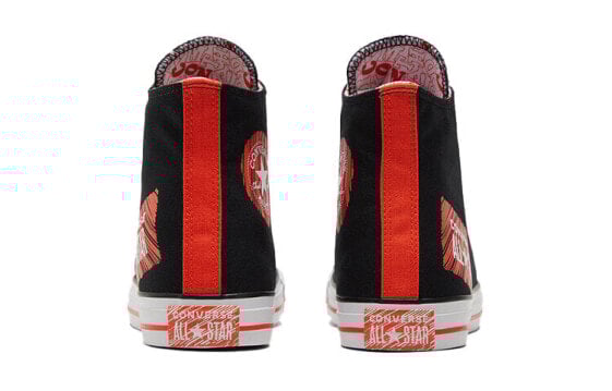 Кеды Converse Chuck Taylor All Star Canvas Shoes Unisex High-Top Black/Red 171963C