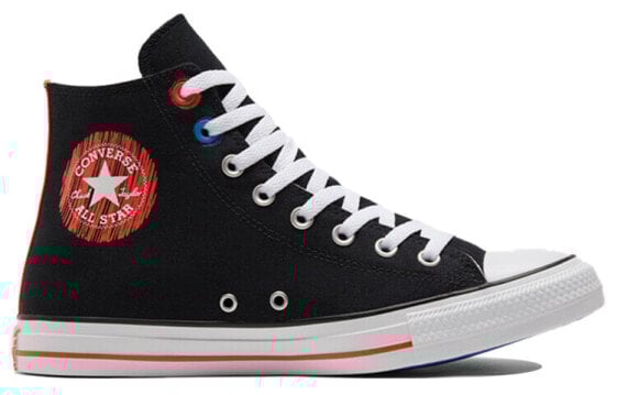 Кеды Converse Chuck Taylor All Star Canvas Shoes Unisex High-Top Black/Red 171963C
