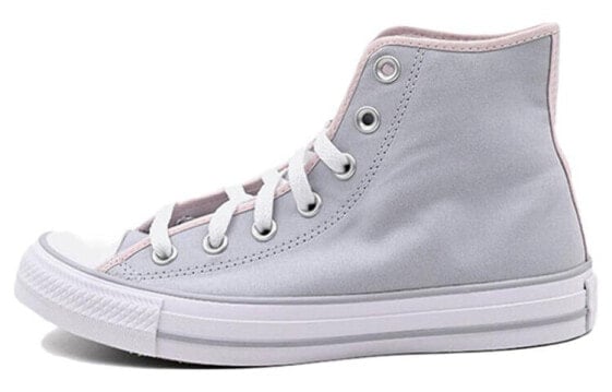 Кеды Converse Chuck Taylor All Star Canvas Shoes Women's High-Top Gray/Pink A00890C