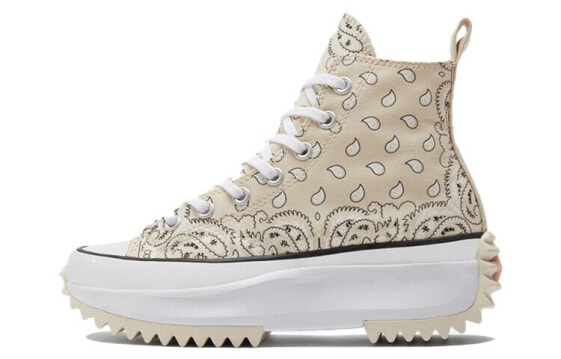 Кеды Converse Run Star Hike Hi Paisley Beige Women's 171941C