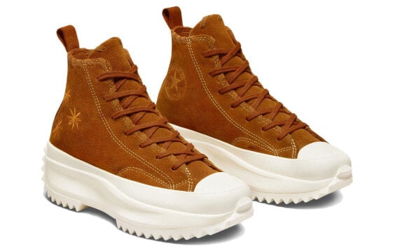 Кеды Converse Run Star Hike Platform Hi Embroidered Floral Amber Women's A04299C