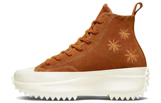Кеды Converse Run Star Hike Platform Hi Embroidered Floral Amber Women's A04299C