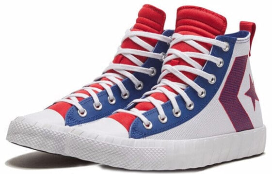 Кеды UNT1TL3D Converse High 'Rush Blue Red' 168612C