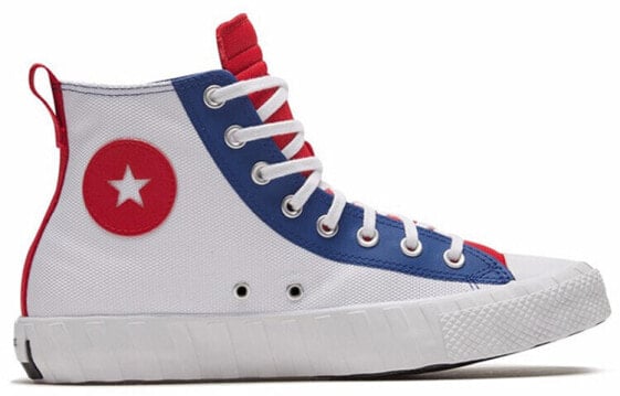 Кеды UNT1TL3D Converse High 'Rush Blue Red' 168612C