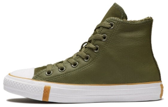Кеды Converse Chuck Taylor All Star Canvas Shoes Unisex High-Top Green White 166126C