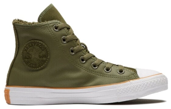 Кеды Converse Chuck Taylor All Star Canvas Shoes Unisex High-Top Green White 166126C