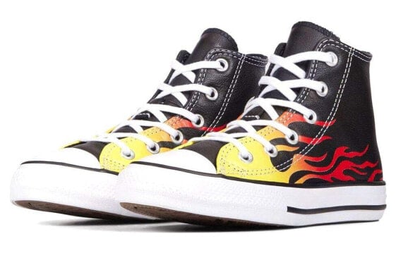 Кеды Converse Chuck Taylor All Star Flame Nero Mod 'Black Red' 665864C