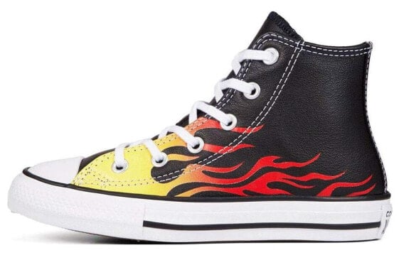 Кеды Converse Chuck Taylor All Star Flame Nero Mod 'Black Red' 665864C