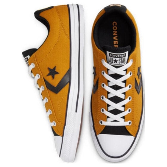 Кеды Converse Star Player 76 Canvas Shoes Unisex Low-Top Saffron/Black 168527C