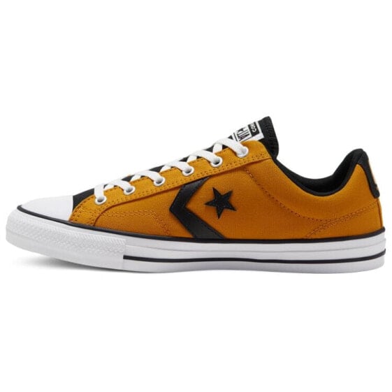 Кеды Converse Star Player 76 Canvas Shoes Unisex Low-Top Saffron/Black 168527C
