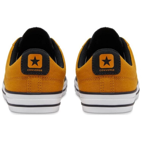 Кеды Converse Star Player 76 Canvas Shoes Unisex Low-Top Saffron/Black 168527C