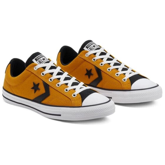 Кеды Converse Star Player 76 Canvas Shoes Unisex Low-Top Saffron/Black 168527C