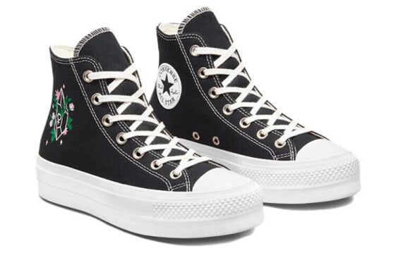Кеды Converse Chuck Taylor All Star Canvas Shoes Women's High-Top Black White A03739C