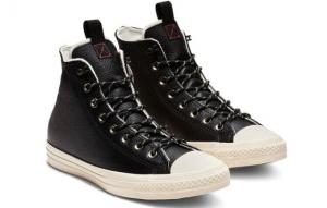 Кеды Chuck Taylor All Star Converse Hi Leather 'Black' 162386C