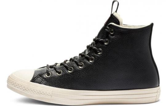 Кеды Chuck Taylor All Star Converse Hi Leather 'Black' 162386C