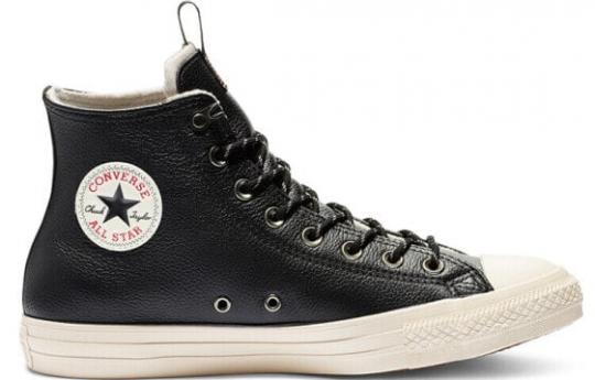 Кеды Chuck Taylor All Star Converse Hi Leather 'Black' 162386C