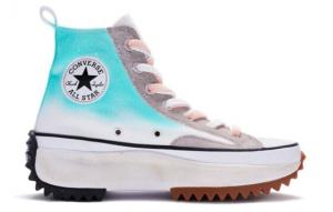 Кеды Converse Run Star Hike Canvas Shoes Unisex High-Top White Blue 166799C