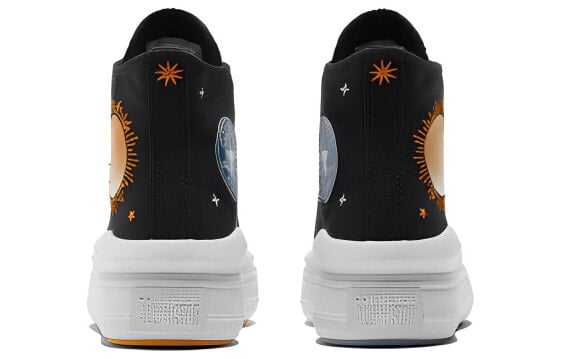 Кеды Chuck Taylor All Star Converse Move High 'Black White Orange' Women's A02896C