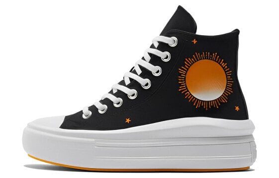 Кеды Chuck Taylor All Star Converse Move High 'Black White Orange' Women's A02896C