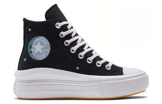 Кеды Chuck Taylor All Star Converse Move High 'Black White Orange' Women's A02896C