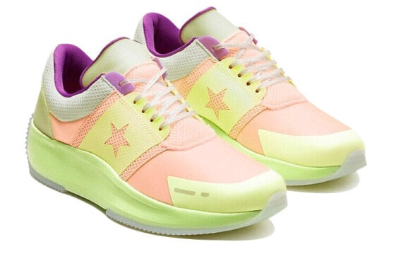 Кеды Converse Canvas Shoes Women's Low-Top Yellow/Pink 163115C