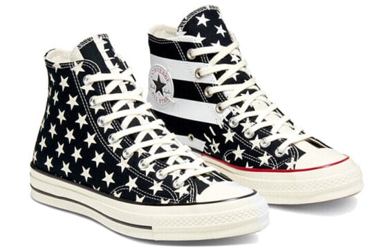 Кеды Converse Chuck Taylor All Star 70 Hi Archive Restructured American Flag Black White 166425C