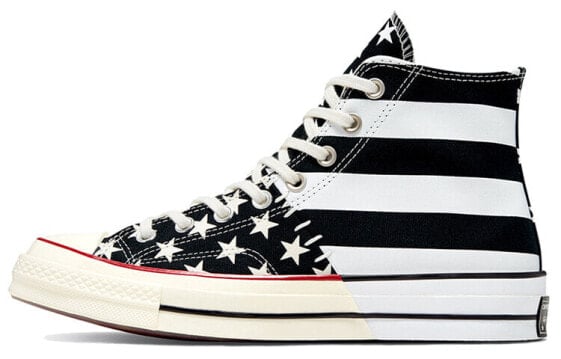 Кеды Converse Chuck Taylor All Star 70 Hi Archive Restructured American Flag Black White 166425C