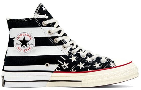 Кеды Converse Chuck Taylor All Star 70 Hi Archive Restructured American Flag Black White 166425C