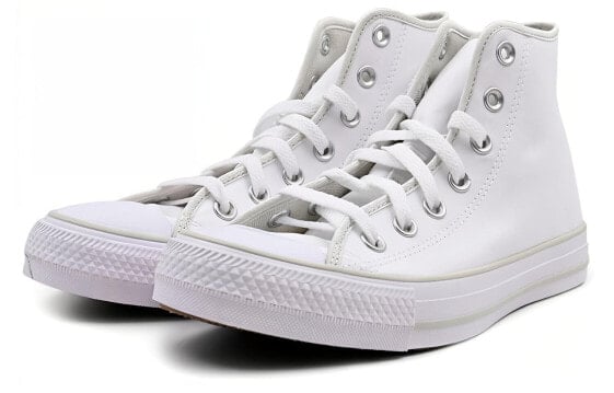 Кеды Converse Chuck Taylor All Star Canvas Shoes Women's High-Top White Gray A00891C