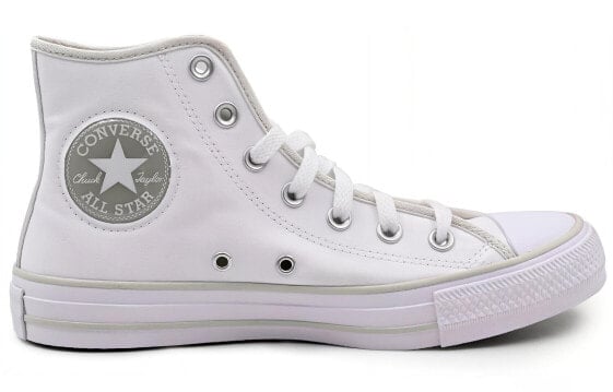Кеды Converse Chuck Taylor All Star Canvas Shoes Women's High-Top White Gray A00891C
