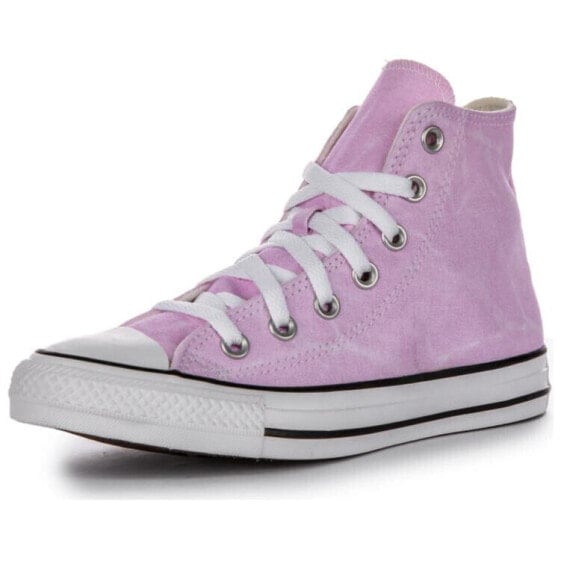 Кеды Converse All Star Canvas Shoes Women's High-Top Pink A07455C