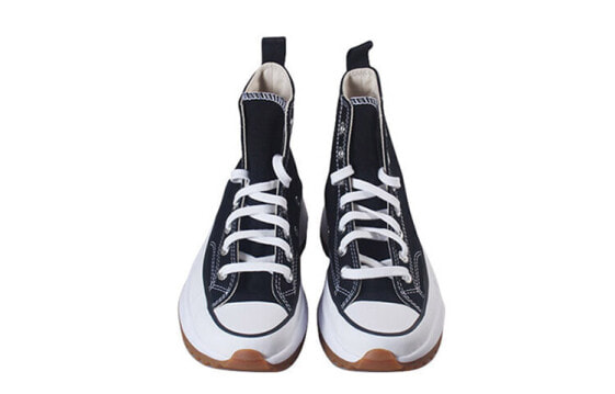 Кеды Converse Run Star Hike Hi Black White Gum 166800C