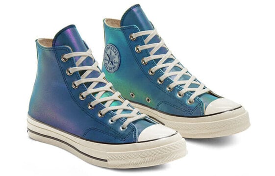 Кеды Converse 1970s Canvas Shoes Women's High-Top Blue/White 167469c