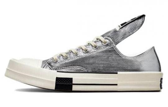 Кеды Converse Turbodrk Chuck Taylor All Star 70 Ox Rick Owens Drkshdw Silver White A01292C