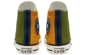 Кеды Converse Chuck Taylor All Star Canvas Shoes Women's High-Top Green/Yellow 568665C