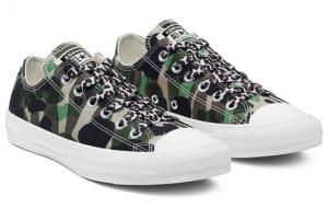 Кеды Converse Chuck Taylor All Star Canvas Shoes Women's Low-Top Green Camouflage 570780C