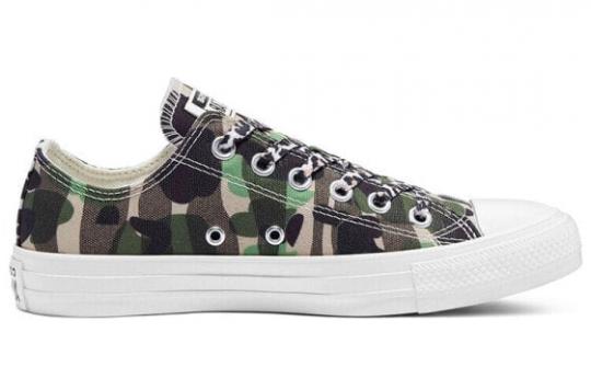 Кеды Converse Chuck Taylor All Star Canvas Shoes Women's Low-Top Green Camouflage 570780C