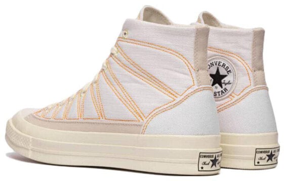 Кеды Converse Chuck 70 Canvas Shoes Unisex High-Top White/Orange A00470C
