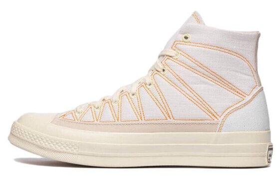 Кеды Converse Chuck 70 Canvas Shoes Unisex High-Top White/Orange A00470C