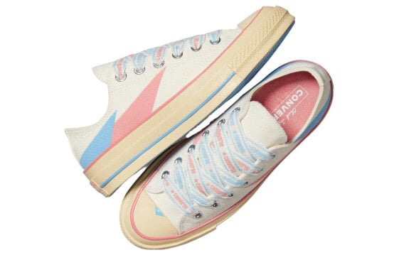 Кеды Chuck 70 Converse Low 'Beige Pink Blue Abstract' A07150C