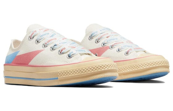 Кеды Chuck 70 Converse Low 'Beige Pink Blue Abstract' A07150C