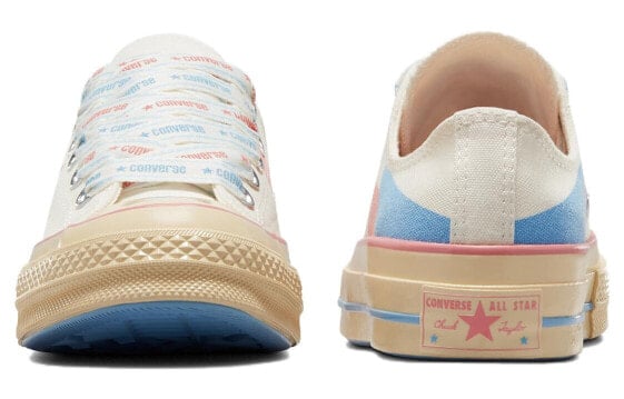 Кеды Chuck 70 Converse Low 'Beige Pink Blue Abstract' A07150C