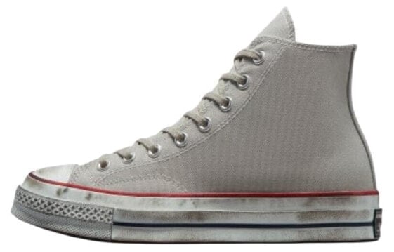 Кеды Converse 1970s Canvas Shoes Unisex High-Top Gray White/Red Blue 172670C