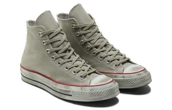 Кеды Converse 1970s Canvas Shoes Unisex High-Top Gray White/Red Blue 172670C