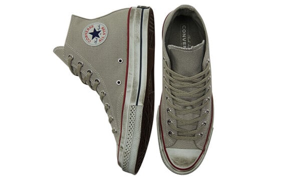 Кеды Converse 1970s Canvas Shoes Unisex High-Top Gray White/Red Blue 172670C