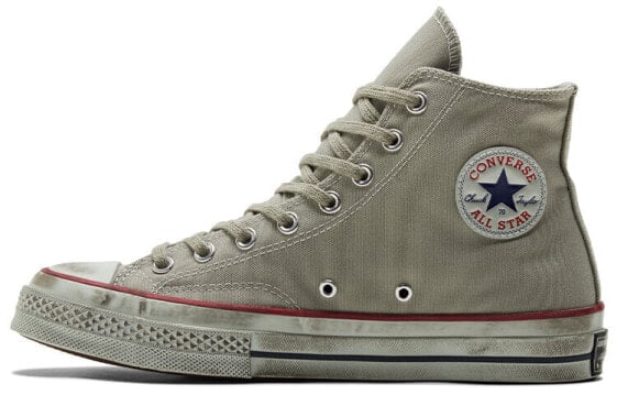 Кеды Converse 1970s Canvas Shoes Unisex High-Top Gray White/Red Blue 172670C